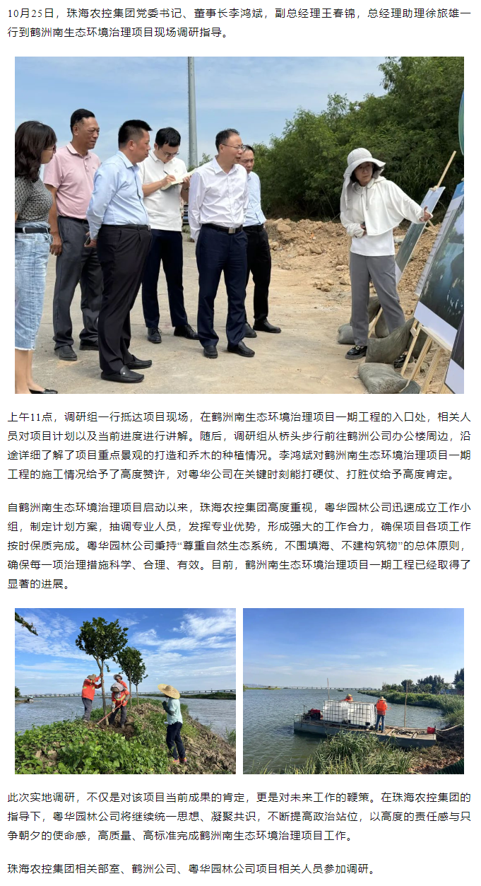 星际（中国）官方集团党委书记、董事长李鸿斌调研鹤洲南生态环境治理工作.png